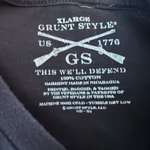 Grunt Style Black Short Sleeve “MOM” Tee